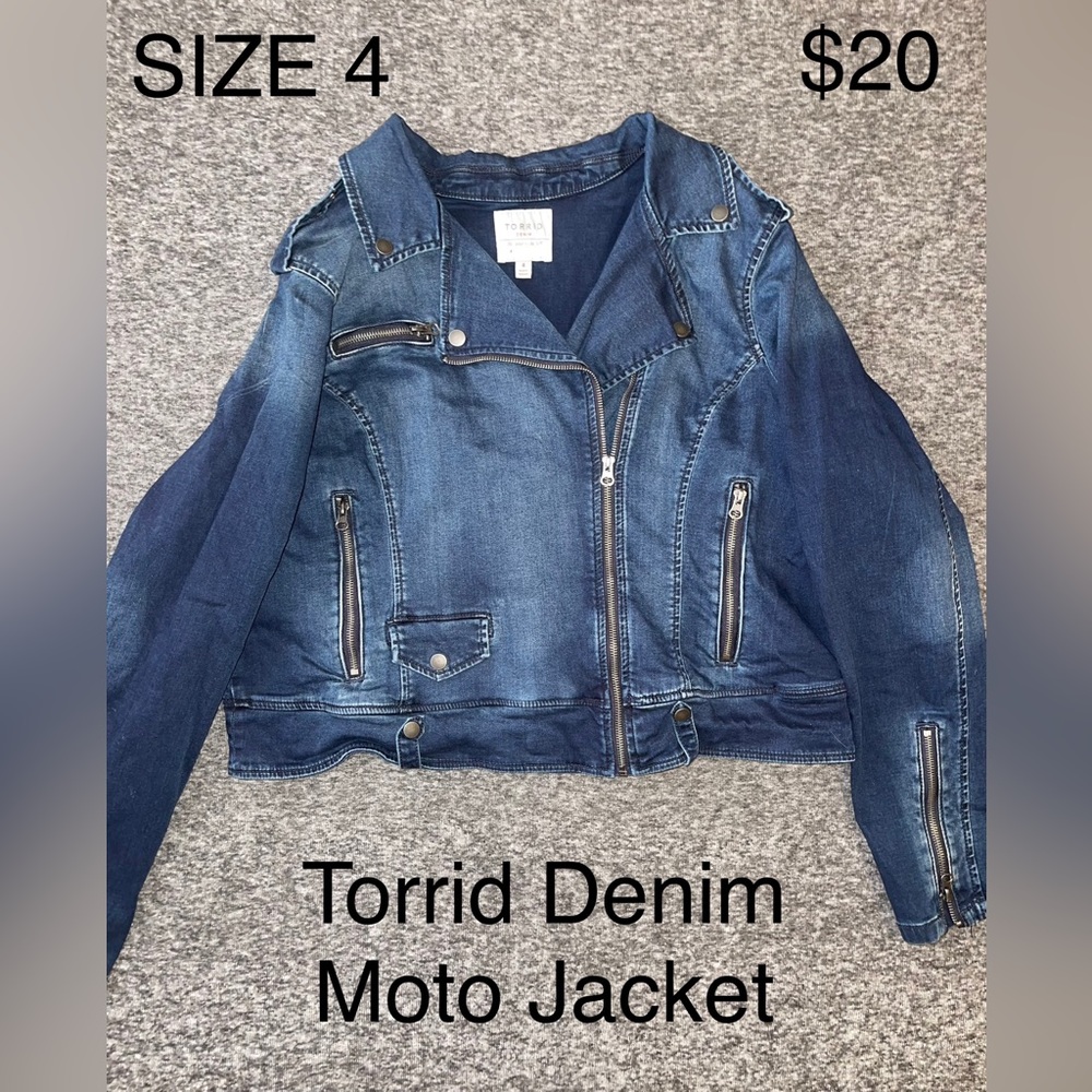 Denim Moto Jacket
